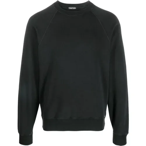 Sweatshirt mit Raglanärmeln , Herren, Größe: XL - Tom Ford - Modalova