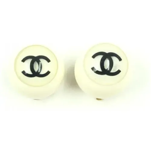 Pre-owned Jewellery, female, , Size: ONE SIZE Pre-owned Fabric earrings - Chanel Vintage - Modalova