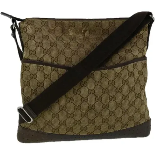 Pre-owned Canvas gucci-bags , female, Sizes: ONE SIZE - Gucci Vintage - Modalova