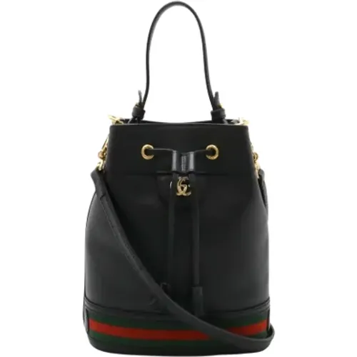 Pre-owned Bucket Bags, female, , Size: ONE SIZE Pre-owned Leather gucci-bags - Gucci Vintage - Modalova