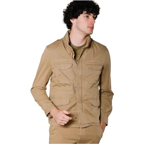 Feldjacke aus Stretch-Twill , Herren, Größe: M - Mason's - Modalova