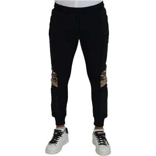 Sweatpants, male, , Size: XS Stylish Jogger Pants - Dolce & Gabbana - Modalova