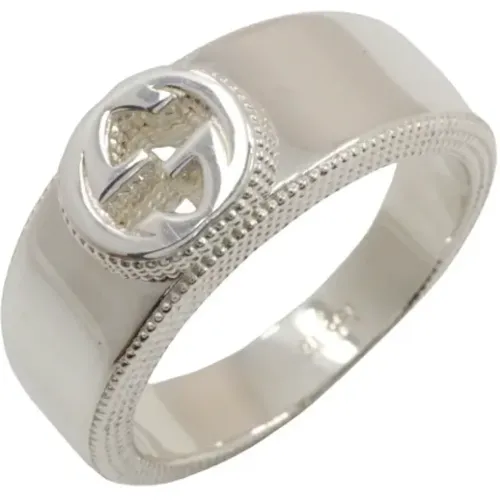 Pre-owned Jewellery, female, , Size: ONE SIZE Pre-owned Silver rings - Gucci Vintage - Modalova