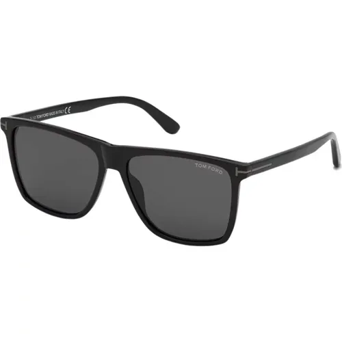 Schwarze Sonnenbrille , unisex, Größe: 57 MM - Tom Ford - Modalova