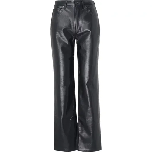 Leather Pants A-03-10044 , female, Sizes: W27, W25 - Anine Bing - Modalova