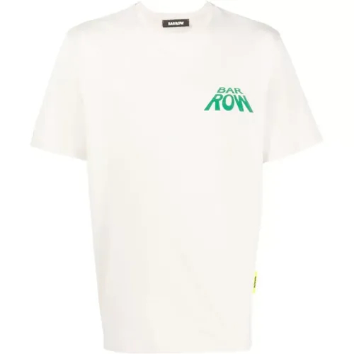 Weiße T-Shirts und Polos , Herren, Größe: XL - Barrow - Modalova