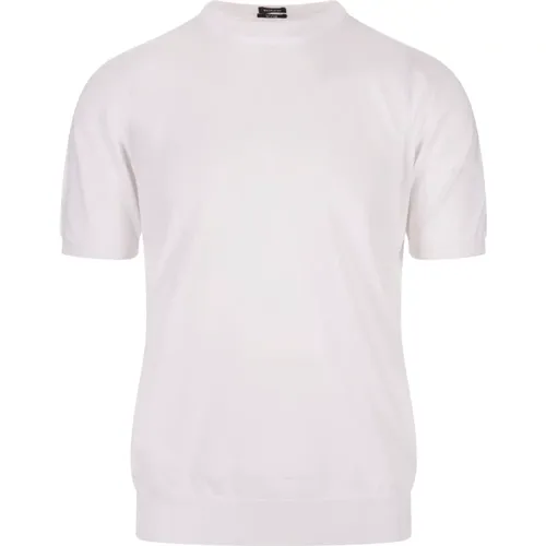 Cotton Crew Neck T-shirt , male, Sizes: S, L, 2XL, M - Kiton - Modalova