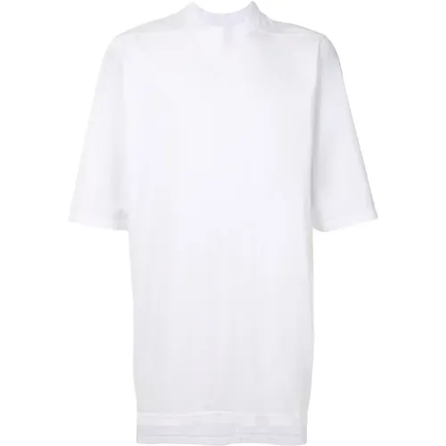Oversize Jumbo T-Shirt Chalk , male, Sizes: S - Rick Owens - Modalova