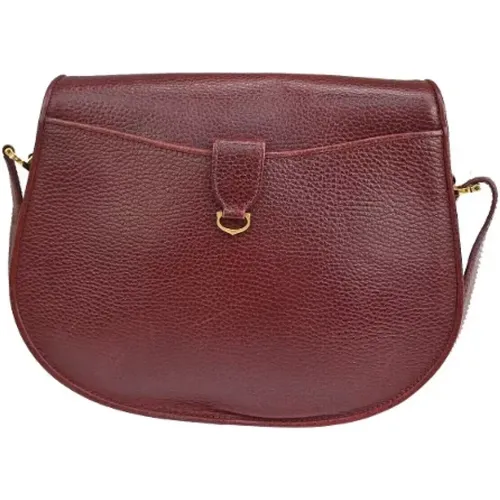 Pre-owned Cross Body Bags, female, , Size: ONE SIZE Pre-owned Leather shoulder-bags - Cartier Vintage - Modalova