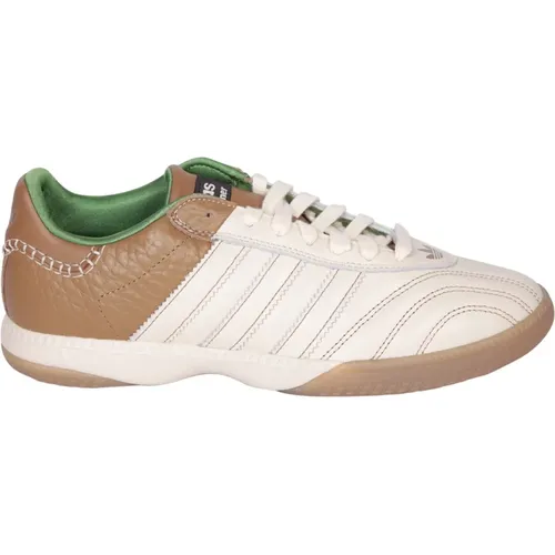 Sneakers, male, , Size: 9 1/2 US Premium Leather Sneakers - Adidas - Modalova