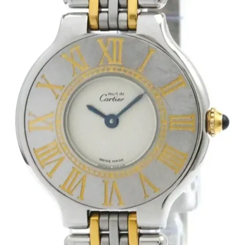 Pre-owned Watches, female, , Size: ONE SIZE Pre-owned Stainless Steel watches - Cartier Vintage - Modalova