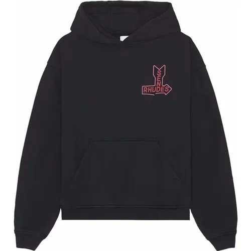 Hoodie with Unique Design , male, Sizes: M, L - Rhude - Modalova