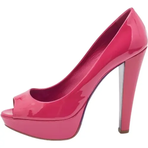 Pre-owned Pumps, female, , Size: 9 1/2 US Pre-owned Leather heels - Miu Miu Pre-owned - Modalova