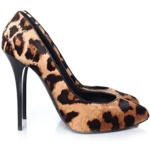 Pre-owned Pumps, female, , Size: 10 1/2 US Pre-ownedLeatherheels - Giuseppe Zanotti Pre-owned - Modalova