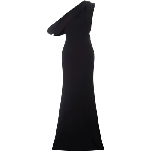 Asymmetrical Evening Dress , female, Sizes: XS, 2XS - alexander mcqueen - Modalova