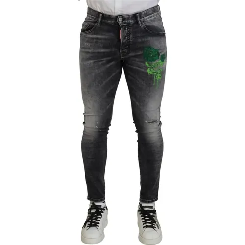 Graue Skinny Denim Jeans Dsquared2 - Dsquared2 - Modalova