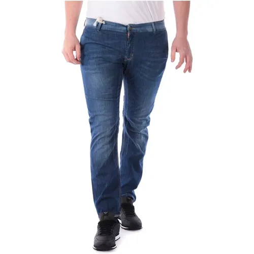 Slim-fit Jeans , Herren, Größe: W30 - Daniele Alessandrini - Modalova