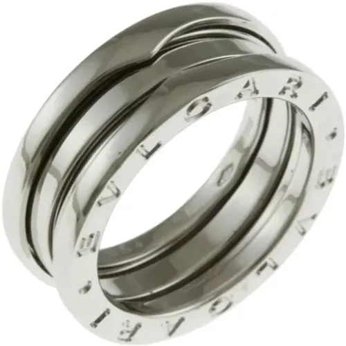 Pre-owned Jewellery, female, , Size: ONE SIZE Pre-owned White Gold rings - Bvlgari Vintage - Modalova