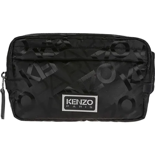 Noir Belt Bag , male, Sizes: ONE SIZE - Kenzo - Modalova
