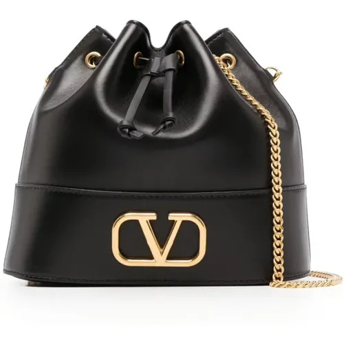 Bucket Bags, female, , Size: ONE SIZE VLogo Signature Bag - Valentino Garavani - Modalova