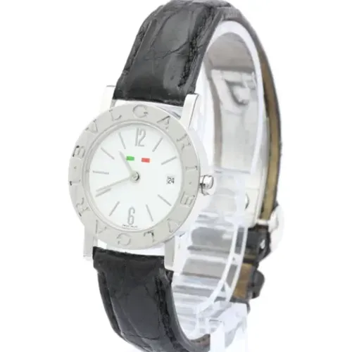 Pre-owned Watches, female, , Size: ONE SIZE Pre-owned Leather watches - Bvlgari Vintage - Modalova