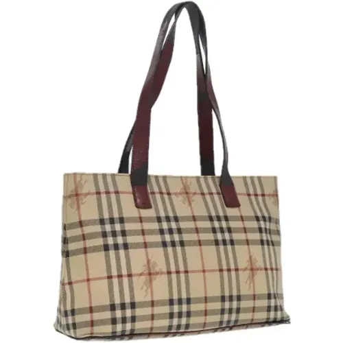 Pre-owned Tote Bags, female, , Size: ONE SIZE Pre-owned Leather shoulder-bags - Burberry Vintage - Modalova