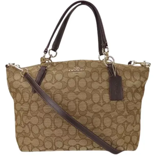 Pre-owned Handbags, female, , Size: ONE SIZE Pre-owned Canvas Handbag - Coach Pre-owned - Modalova