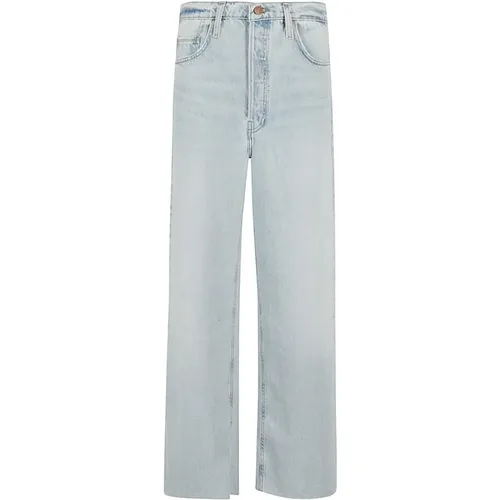 Wide Leg Raw After Jeans , female, Sizes: W27, W25, W26 - Frame - Modalova