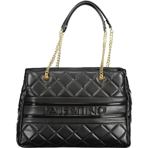 Schwarze Schultertasche mit Kettenhenkeln - Valentino by Mario Valentino - Modalova