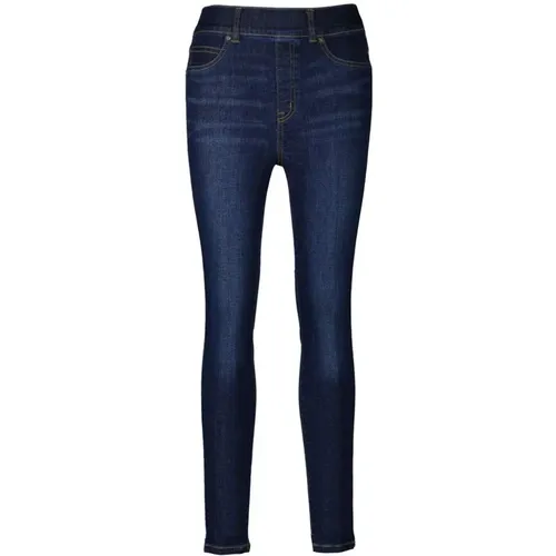 Figurschmeichelnde Skinny Jeans mit elastischem Bund , Damen, Größe: S - Spanx - Modalova