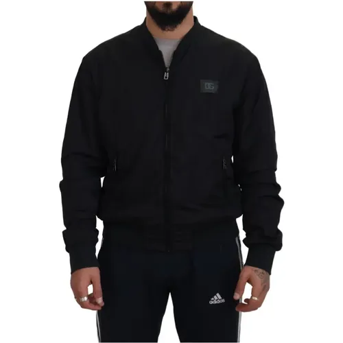 Bomber Jackets, male, , Size: M Bomber Jacket Casual Style - Dolce & Gabbana - Modalova