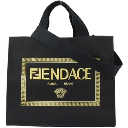 Pre-owned Tote Bags, female, , Size: ONE SIZE Pre-owned Canvas totes - Fendi Vintage - Modalova