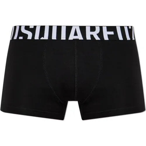 Bottoms, male, , Size: S Logo Boxers - Dsquared2 - Modalova