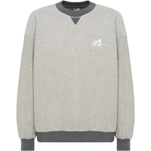 Grey Sweater with Ribbed Details , male, Sizes: XL, S, 2XL - Autry - Modalova