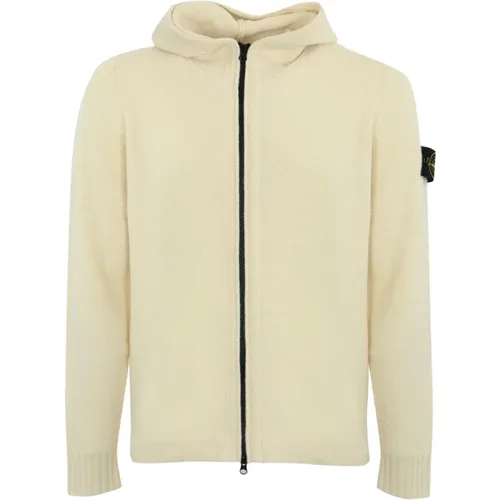 Zip Hooded Cardigan Sweater , male, Sizes: XL, M - Stone Island - Modalova