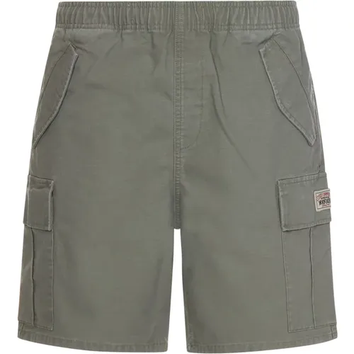 Short Shorts, male, , Size: XL Cargo Shorts Elasticated Waistband - Stüssy - Modalova