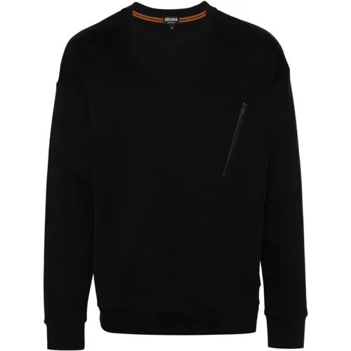 Sweatshirt , male, Sizes: L, XL, M - Ermenegildo Zegna - Modalova