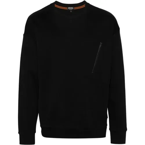 Sweatshirt , male, Sizes: M - Ermenegildo Zegna - Modalova