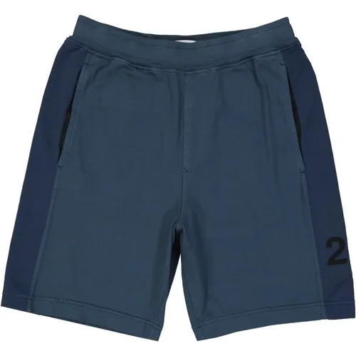 Blaue Baumwollshorts Ss22 - Stone Island - Modalova