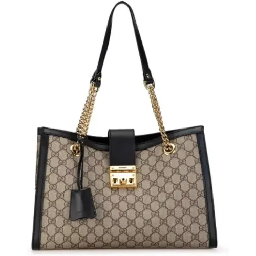 Pre-owned Tote Bags, female, , Size: ONE SIZE Pre-owned Leather gucci-bags - Gucci Vintage - Modalova