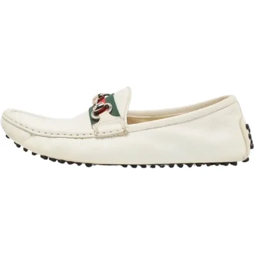 Pre-owned Flats, female, , Size: 8 US Pre-owned Leather flats - Gucci Vintage - Modalova