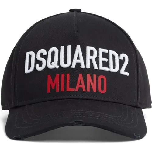 Caps, male, , Size: ONE SIZE Fashion Scarfs Collection - Dsquared2 - Modalova