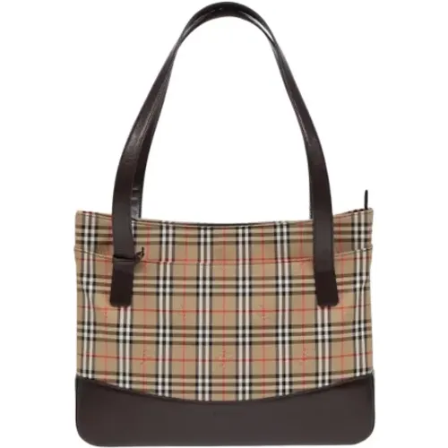 Pre-owned Tote Bags, female, , Size: ONE SIZE Pre-owned Canvas totes - Burberry Vintage - Modalova