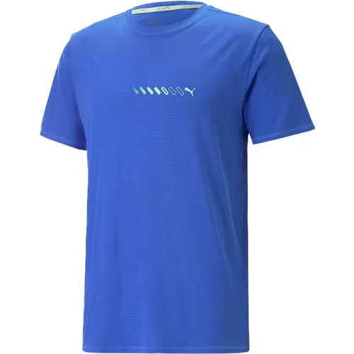 Run Favorite Logo Tee T-Shirt , Herren, Größe: S - Puma - Modalova