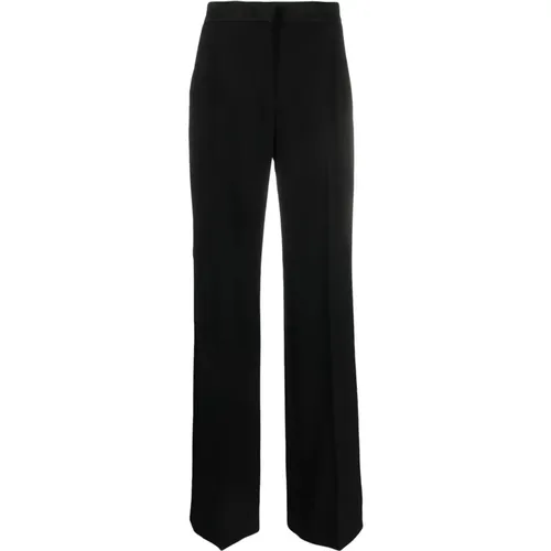 Schwarze Hose , Damen, Größe: L - alberta ferretti - Modalova