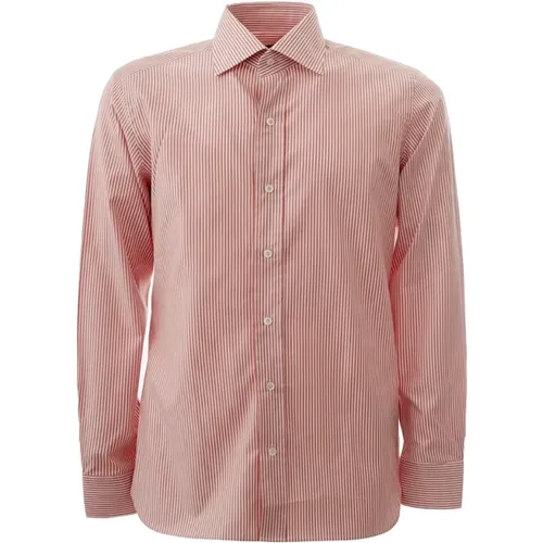 Thin Stripes Regular Fit Shirt , male, Sizes: M - Tom Ford - Modalova