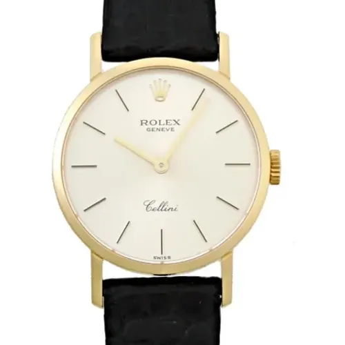 Pre-owned Yellow Gold watches , female, Sizes: ONE SIZE - Rolex Vintage - Modalova