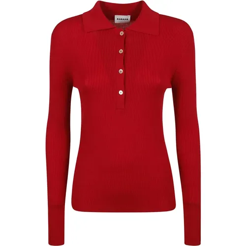 Roter Damen Sweatshirt Aw24 - P.A.R.O.S.H. - Modalova