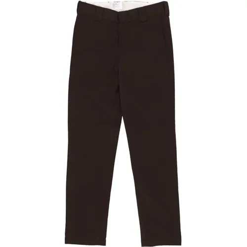 Slim-Fit Tabak Streetwear Hose , Herren, Größe: W31 L32 - Carhartt WIP - Modalova