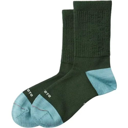 Merino Wool Hybrid Crew Socks , Herren, Größe: L - RoToTo - Modalova